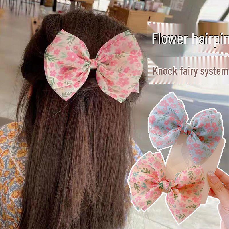 Pink Sweet Girl Side Clip Bangs Ponytail Headwear