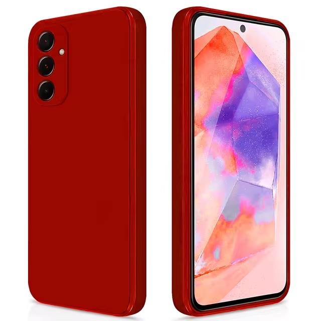 Funda For Samsung A55 5G Case For Samsung Galaxy A55 A54  A 55 5G Cover Funda TPU Cases Shockproof Liquid Silicone Soft Cover