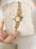 Vintage Stainless Steel Watch for Women Square Dial Quartz Wristwatch Luxury Elegant Ladies Clock Fashion Gift