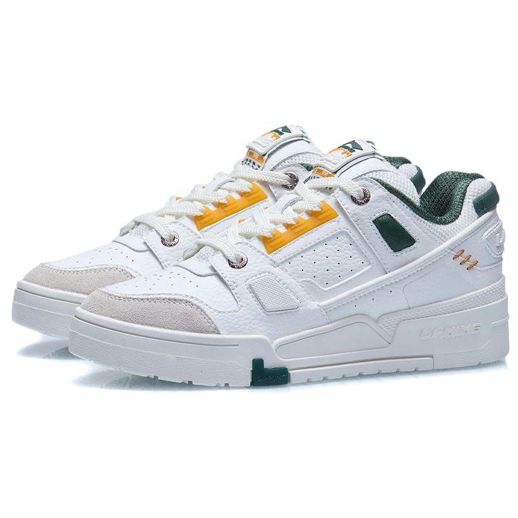 Li-Ning Comfortable Lightweight Non-Slip Wear-Resistant Low-Top Skate Shoes Women Sneaker Off-White AGCR400-1
