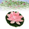 Artificial Loutus Floating Foam Fake   Flower Pads Lifelike Decorative Pond Plants Ornaments for Pool Aquarium