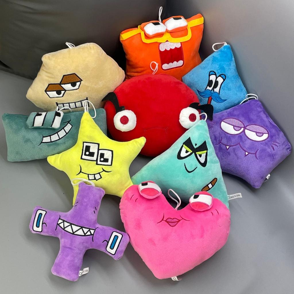 Alphabet Lore Shape Shape Shape Surrounding Small Pillow Doll Children's Enlightenment Education Toy