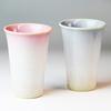 Japanese Tosai Tsubakihide Kiln Buds Free Cup Pair