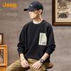 JEEP Men's Casual Loose Fit Long Sleeve Sweatshirt