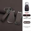 Suede Car Key Case Cover For Baic Beijing X7 Bj40 Senova D50 D70 X55 X65 Eu5 Eu7 Car Key Protector Keychain Accessories