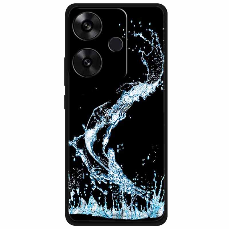 For Xiaomi Poco F6 5G/Redmi Turbo 3 5G Case Pattern Printing Soft TPU Cell Phone Cover