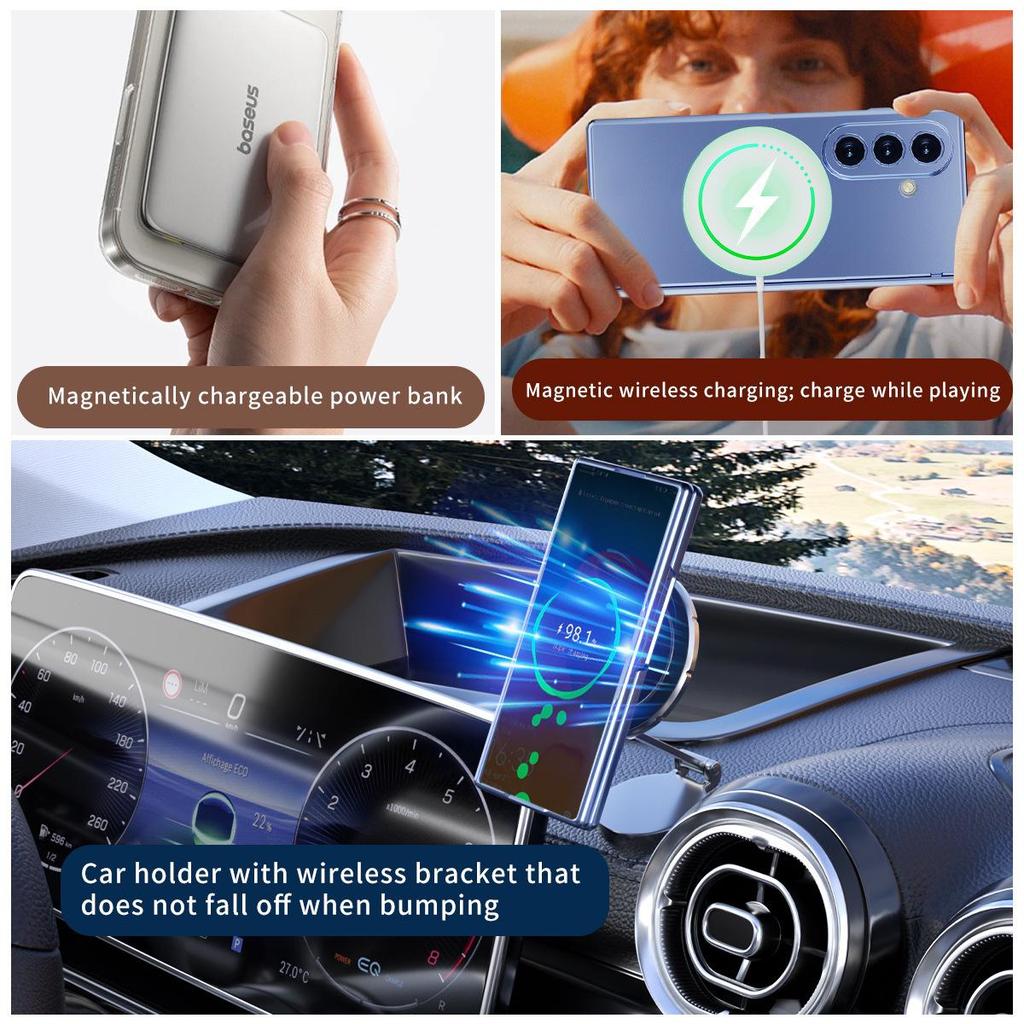 Samsung Z Fold7/6 Magnetische Hülle: Vollständige Abdeckung, Sturzschutz, Faltbares Bildschirm- & Scharnierfolie