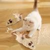 1/5pcs Cat Toys Interactive Feathered Mouse with Sisal Rope Durable Linen Mouse Shape Cat Chew Toy Pet Bite Toys Pet Supplies