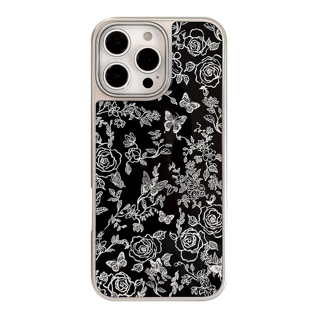 Gilt for Apple 16promax Mobile Phone Case for IPhone17 Electroplating 13/14 Butterfly 15 High-end for Huawei