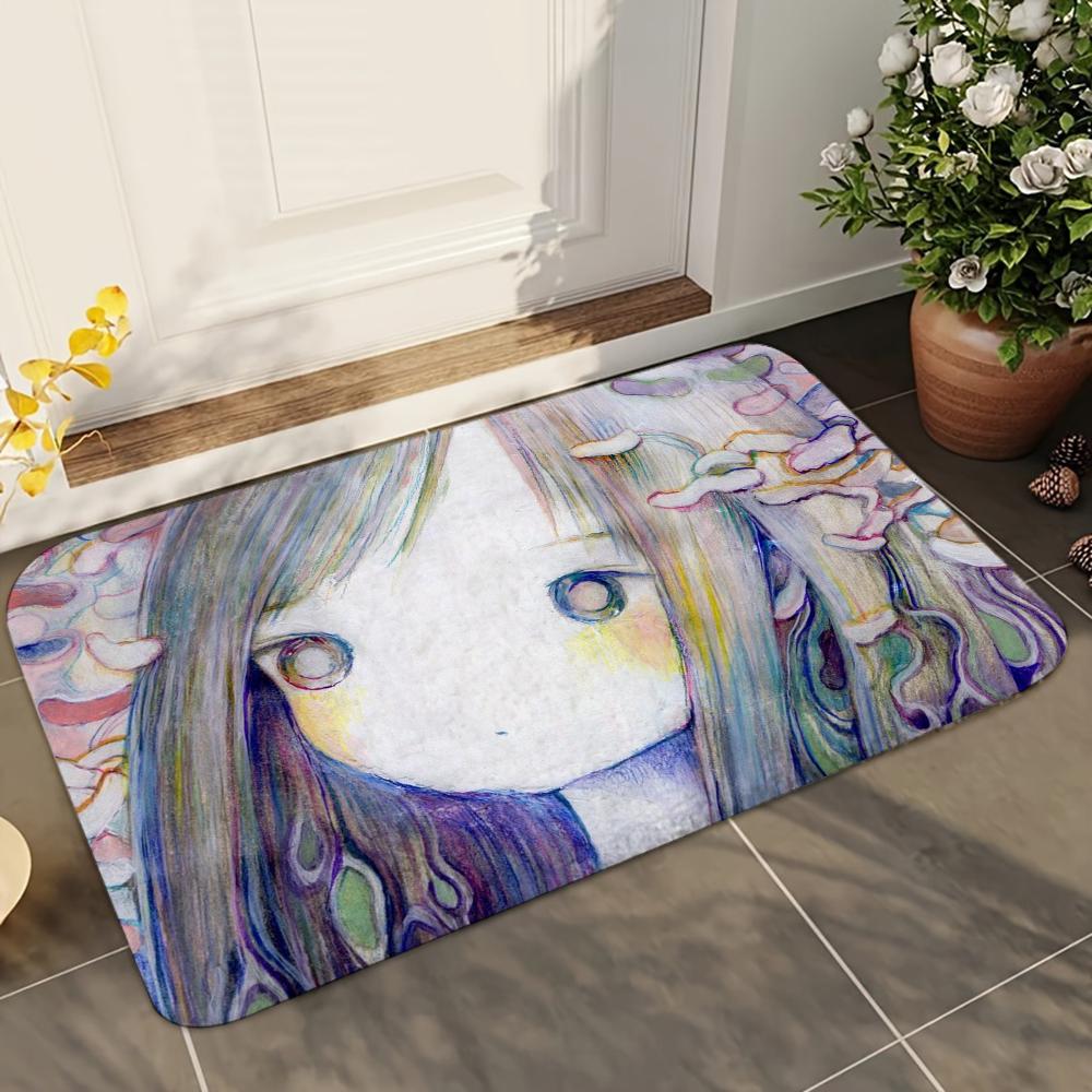 1 Stück Aya Takano Badezimmer Saugmatten Rutschfeste Matten Heimdeko Zubehör Teppiche Heimküche Bodenmatten