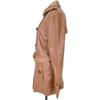 COACH F86434 Brown Lambskin Leather Belted Medium Coat coat XS BrownUsed