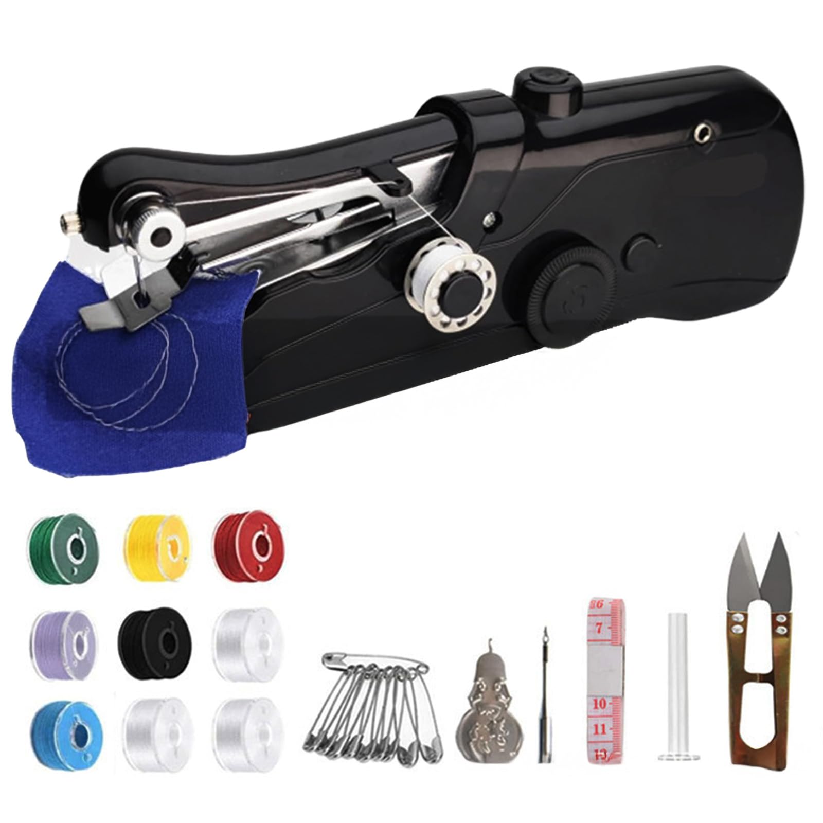 

Hyack Mini Sewing Handheld Sewing Includes USB Powered Loom, Beginner s Machine, Compact, Electric, Accessories, [Used]