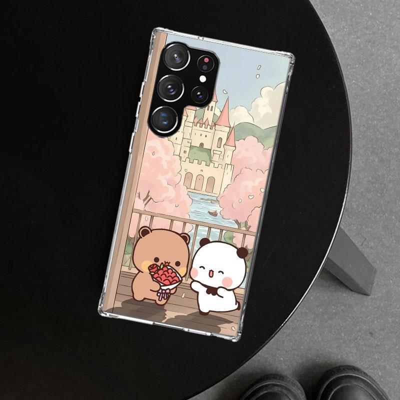 Bubu Dudu Kreslený Roztomilý Kryt na Telefon pro Samsung Galaxy S26 S25 Edge S24 S23 Ultra S22 Plus S21 FE S20 + Umělecký Personalizovaný Funda