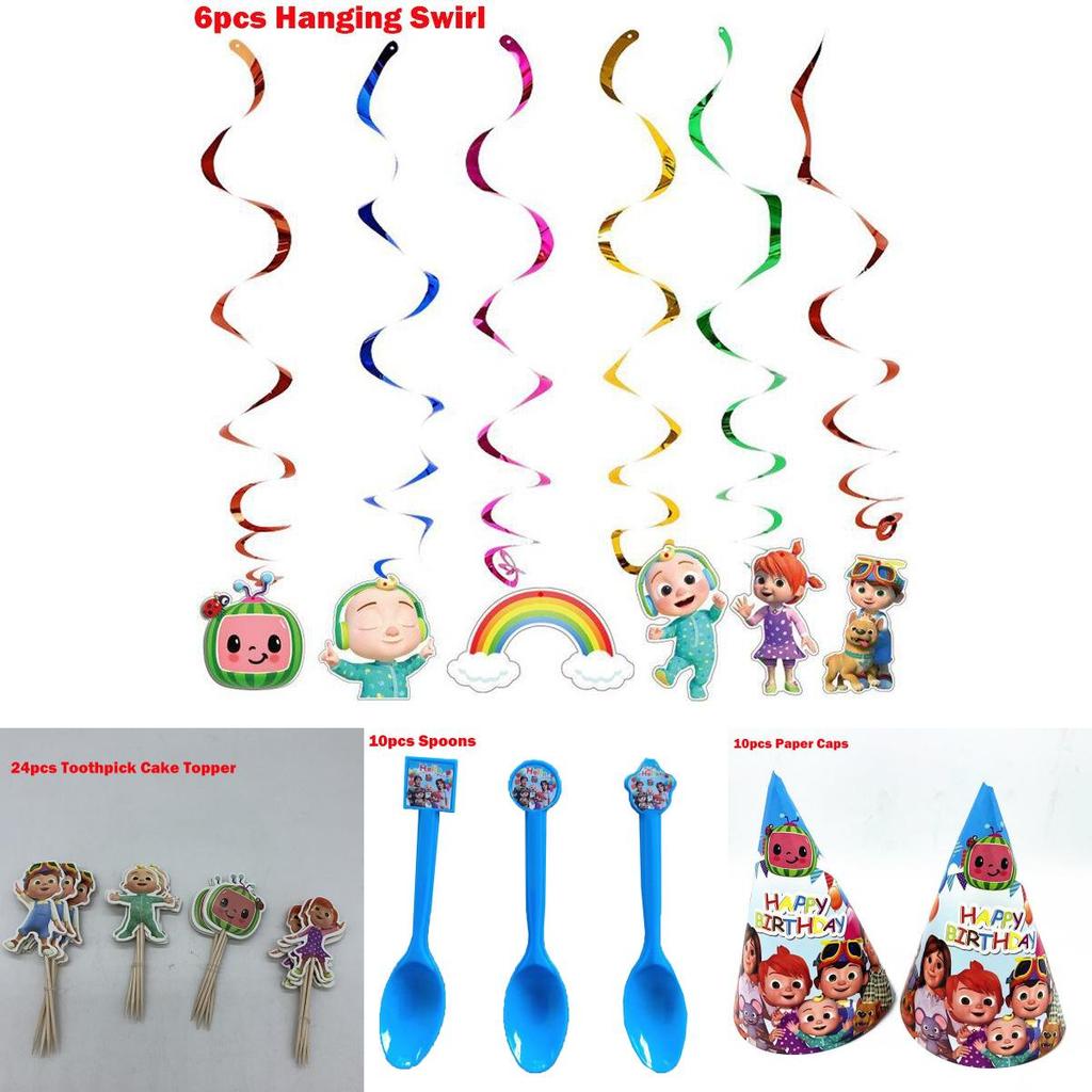 Vibrant Family Birthday Party Supplies Set With Cheerful Plates And Decor Elements