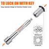 CZC AUTO Trailer Hitch Lock 5/8" Diameter, Locking Hitch Pin 4" Super Extra Long