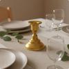 Metal Candle Holder Romantic Black Candle Stand Home Decor Stable Base for Dinner, Tabletop