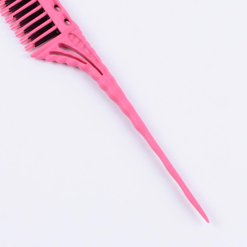1Pc Professional Hair Combs Tip Tail Comb Barber Hairdressing Comb 3-Row Teeth Detangling Comb Salon Tools Barber Accessories