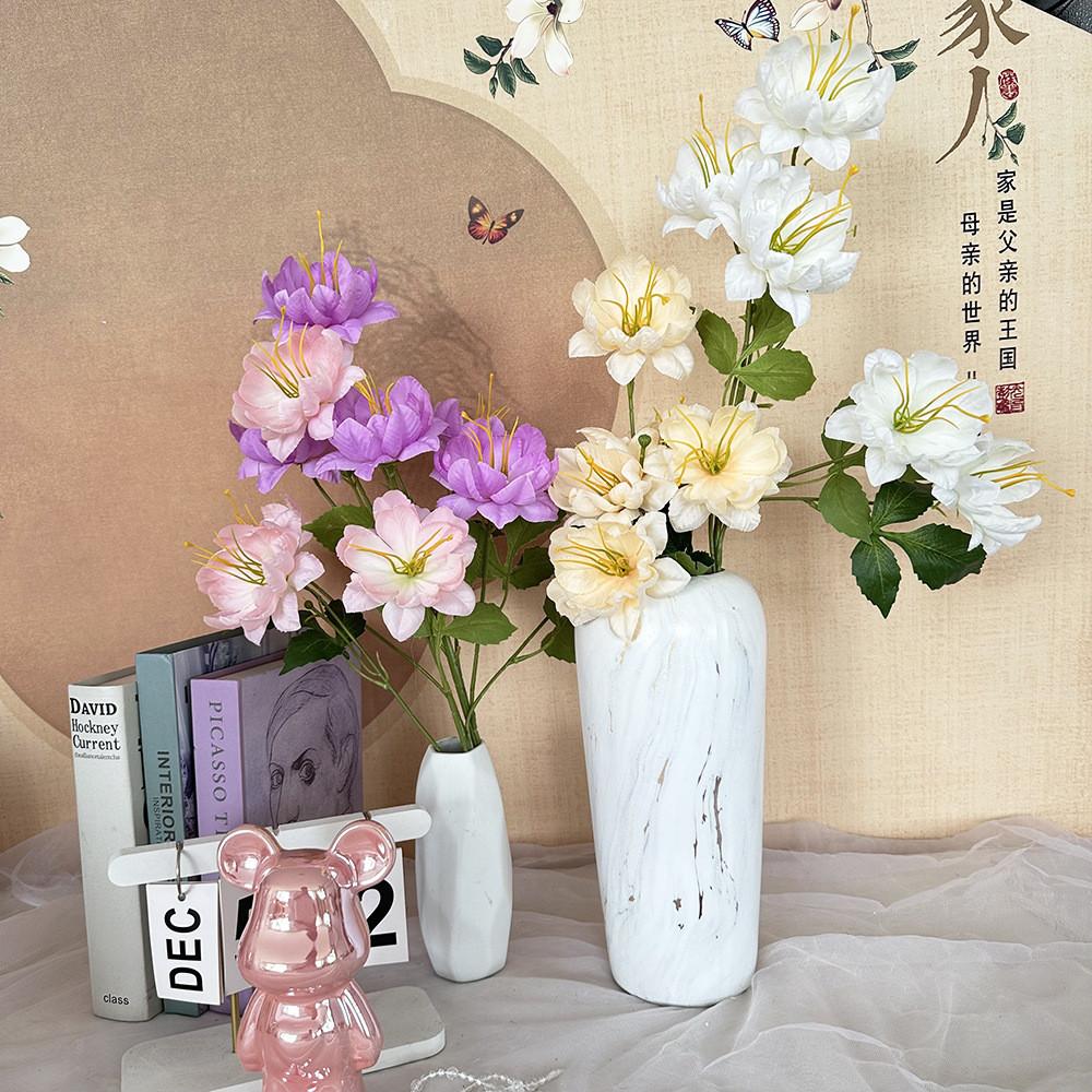 Snow Flower Artificial Lotus Wedding Hotel Restaurant Desktop Props Decoration