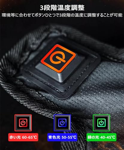 2025 Motorcycle Seat Heater Pad, USB Powered, 3 Temperature Settings, Switch, Cold Protection, Easy Installation/Removal, Memory Function, Universal F