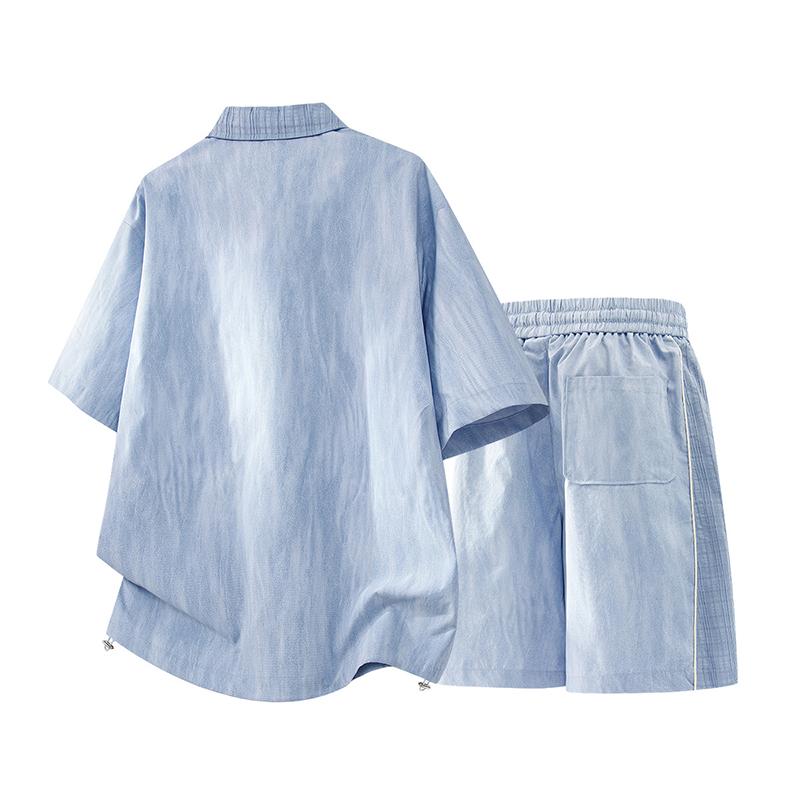 Summer Casual Sports Set For Men, Summer Thin Loose Casual Two-piece Set