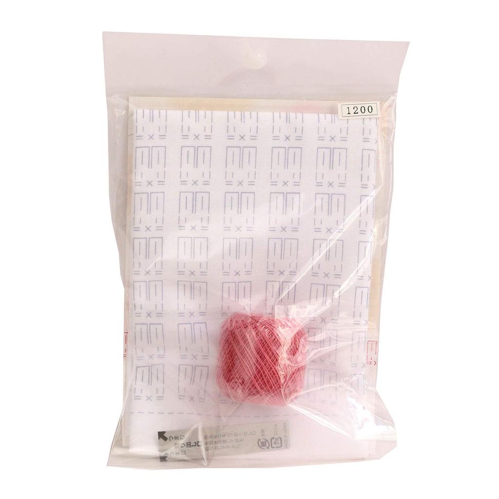 Olympus Silk Flower Warm and Soft Rabbit Pink Single-Stitch Dishcloth, Design, 403,