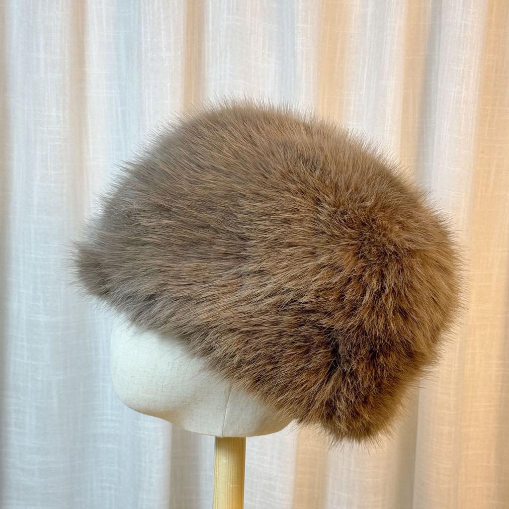 New Flat top Plush Bucket Hat for Women Cross Neck Gaiter Set Fashionable Cold Proof Warm Hat Autumn and Winter