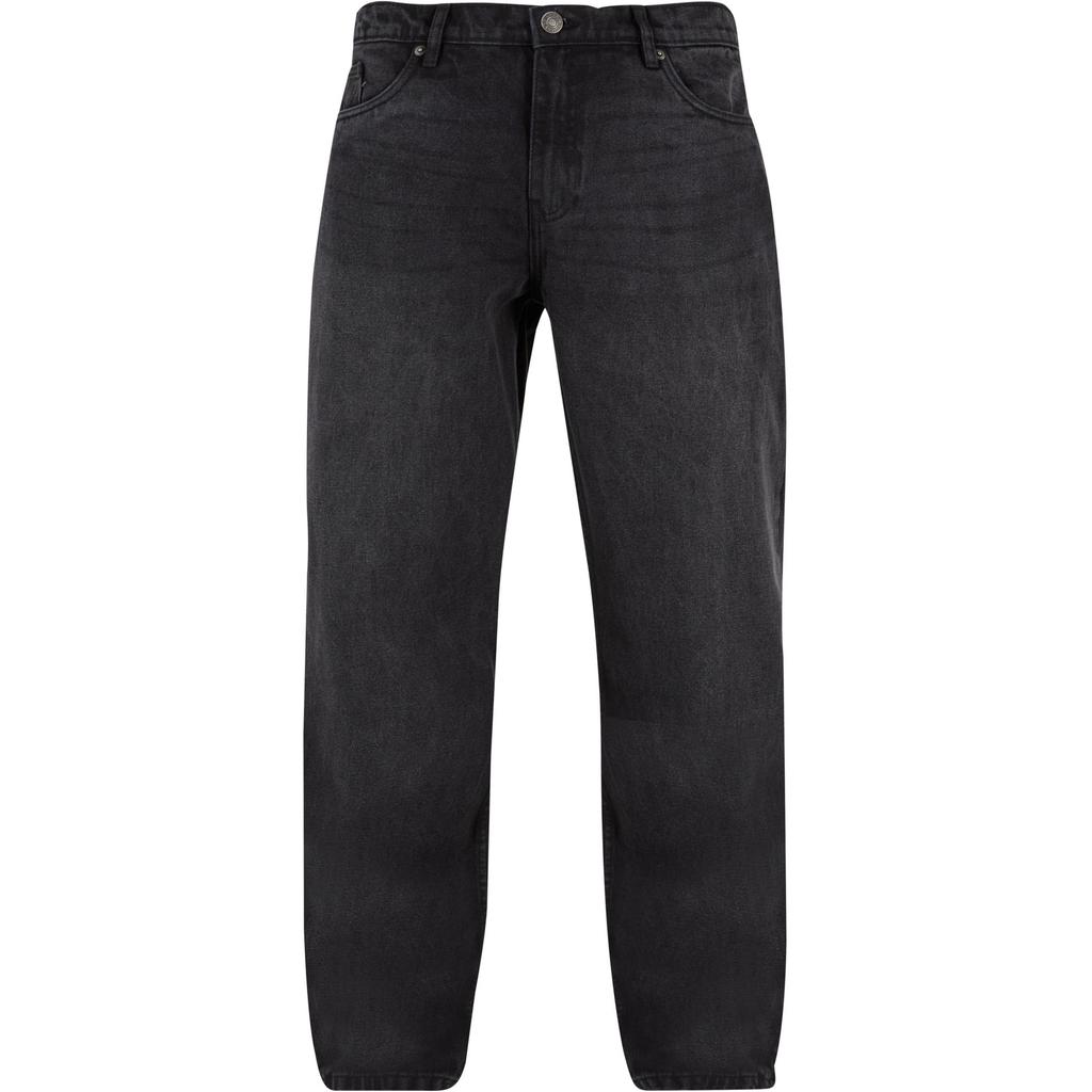 Urban Classics Mens Heavyweight Zipped Straight Leg Jeans