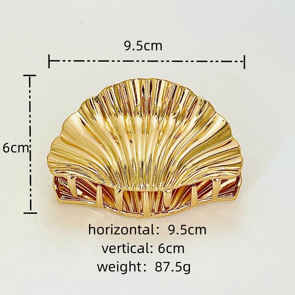 Personalized Metal Bump Hairpin, Metal Shape Flower Grab Clip Fashion Grab Clip