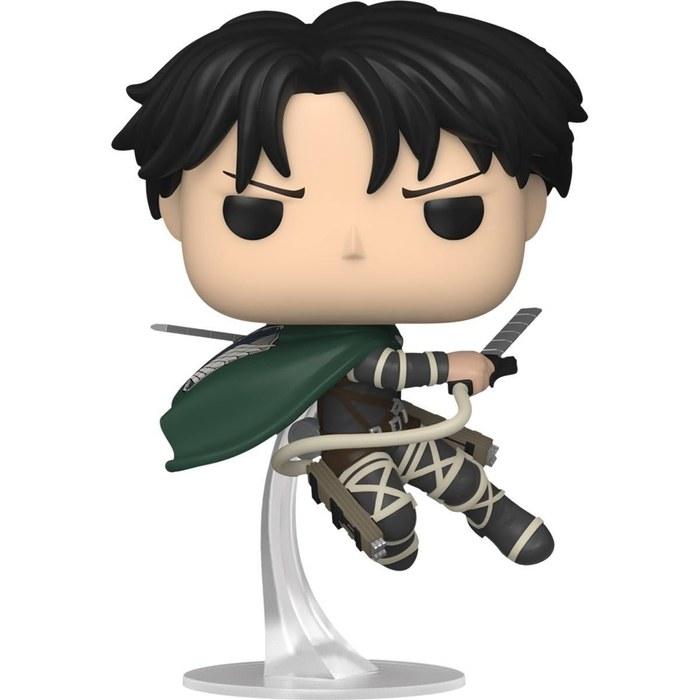 Funko POP Attack on Titan Captain Levi Ackerman (Final Season) Figure (AAA Anime Exclusive) Multicolor