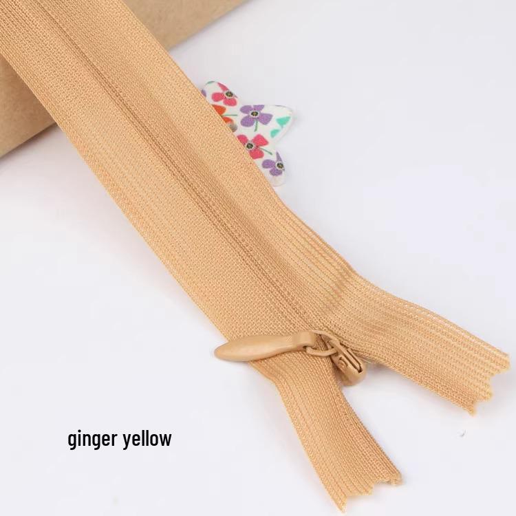 Sanli Unsichtbarer 25cm Kleid- & Kissen-Reißverschluss mit geschlossenem Ende