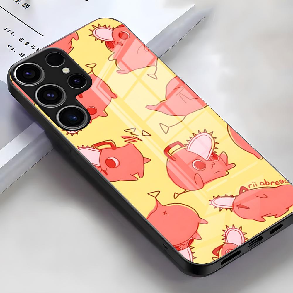 Anime Chainsaw Man Bochita Handyhülle Für Samsung S26 S25 Edge Ultra S23 S22 S21 S20 Ultra Plus S24 Fe A54 A53 A25 Glasabdeckung