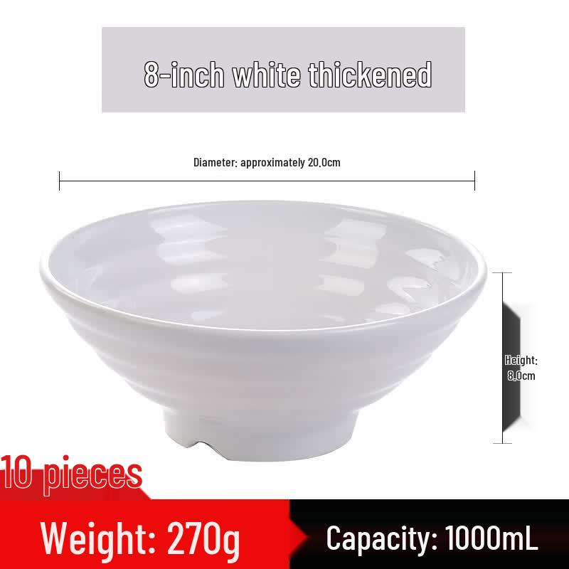 Меламиновая миска для лапши «Рогатая фиалка» 100-300ml