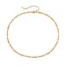 Emanco Ornament Supply Fashion Stainless Steel Accessories Ins Gold Plated Necklace Ladies Clavicle Chain Figaro Necklace