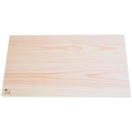 Cutting board wooden hinoki no holes size L 43.5cm x 24cm 1.7cm made Japan.
