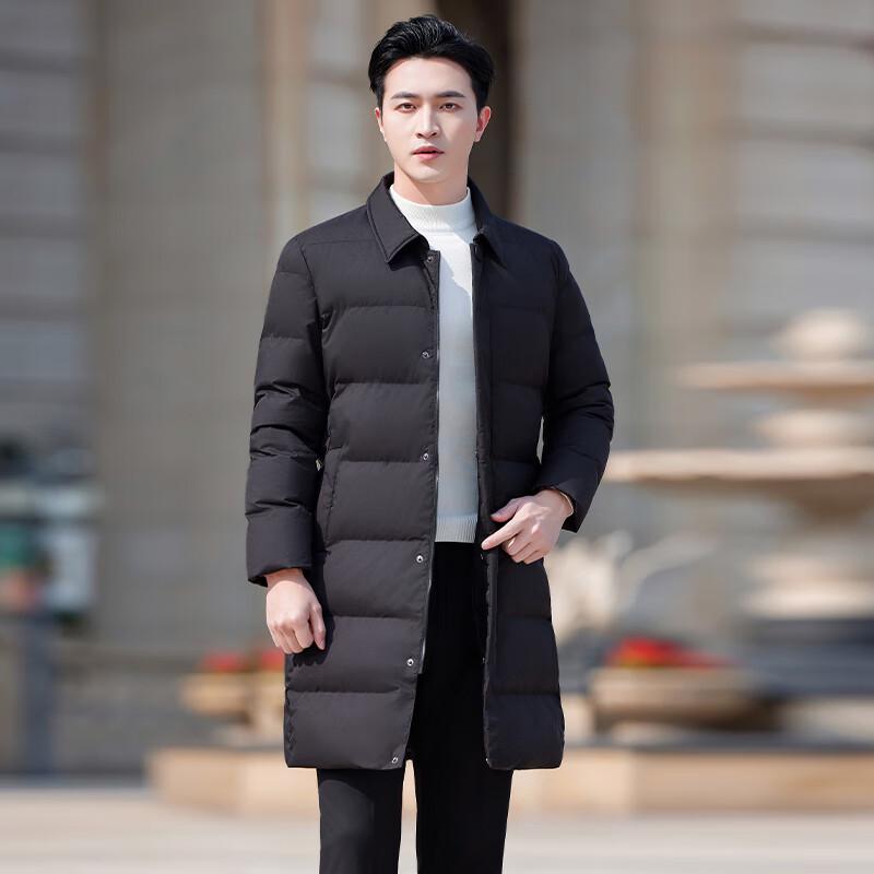 

Мужская черная профессиональная зимняя хлопковая куртка средней длины Trolman 5XL