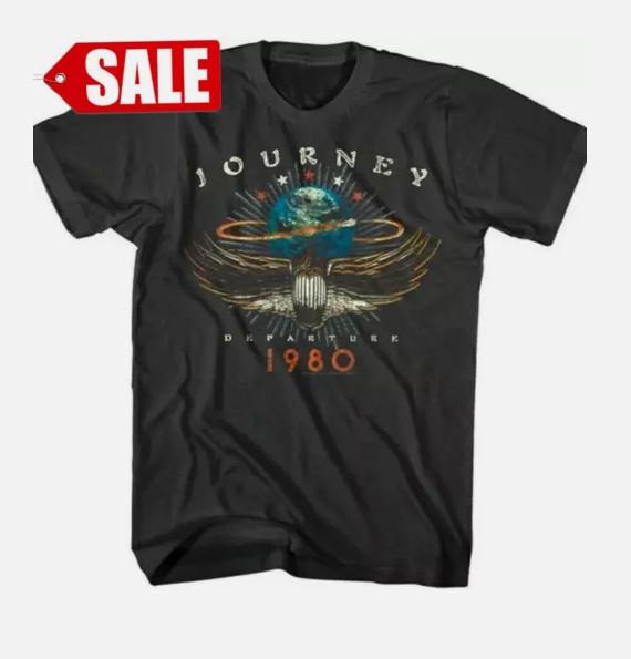 journey departures album tour 1980 men s t shirt rock-band vintage concert Unisex T-Shirt M