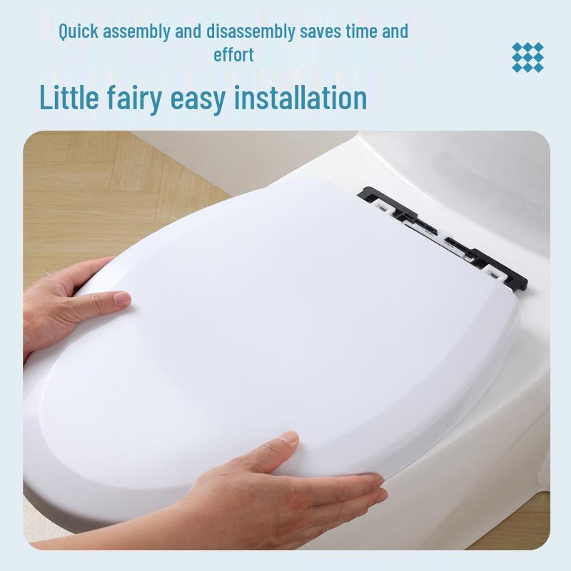 Thickened Universal Slow-Down U/V-Shaped Toilet Seat Cover
