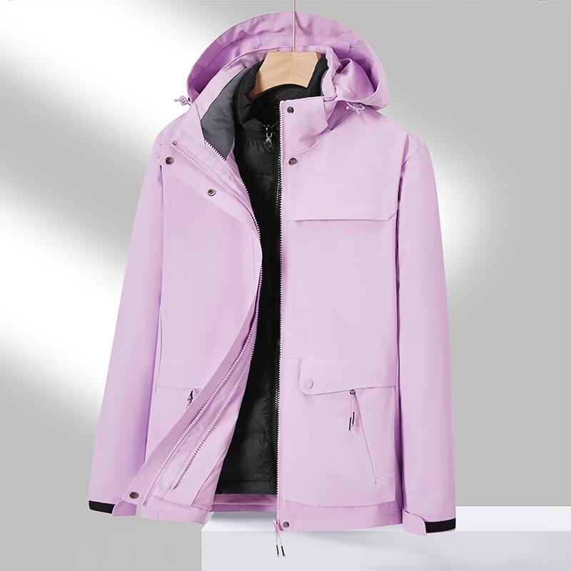 Fengxun Unisex 3-in-1 Down-Lined Outdoor Jacket FXHR7018-1 L