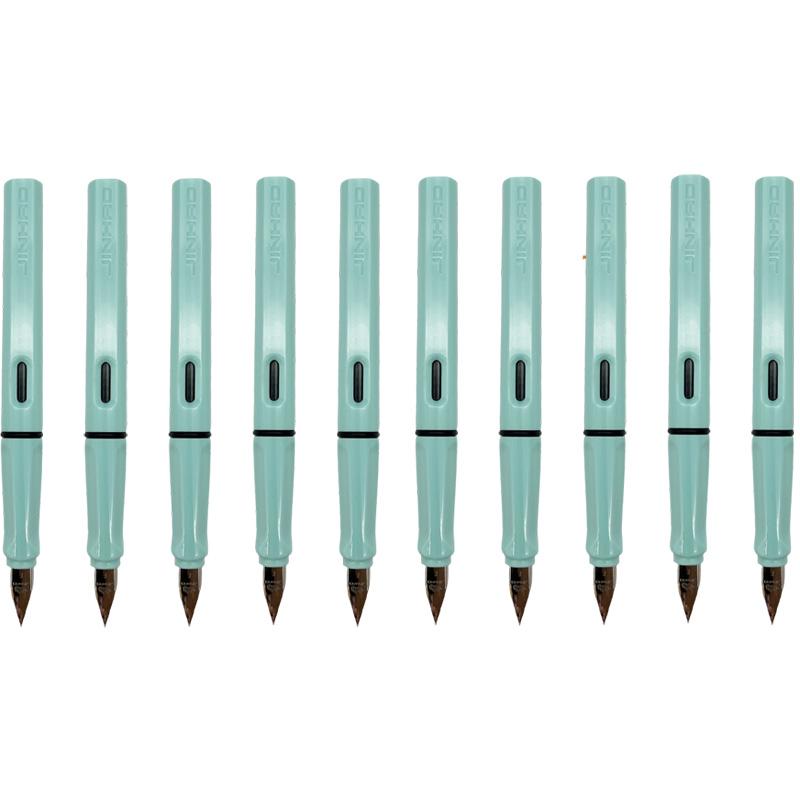 10/5 PCS JINHAO 619 Fountain Pen High Quality Colors Student F EF Nib Ink Pen Calligraphy Pen Stationery School Office Supplies