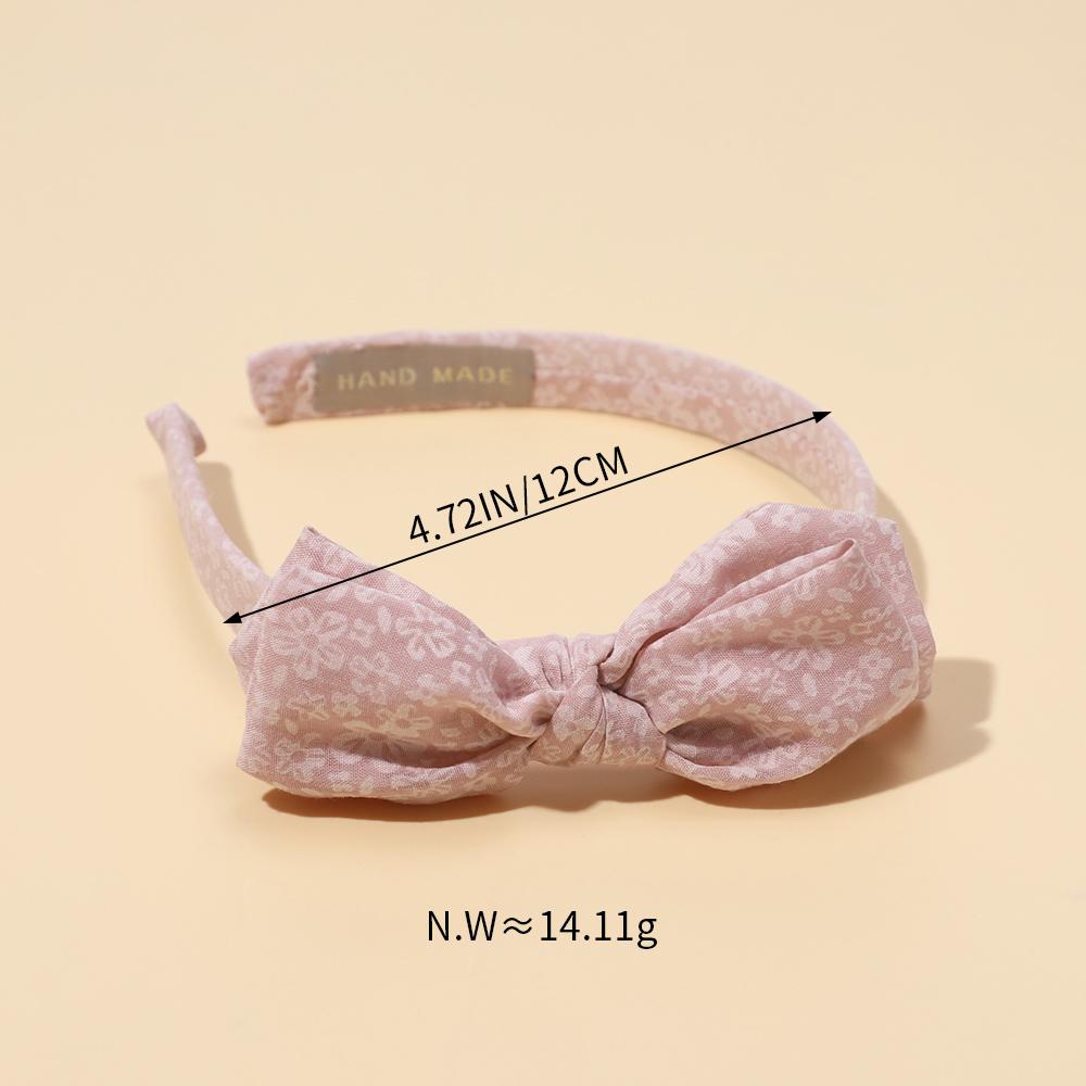 New Printed Bow Children Headband Wide-brimmed Versatile Hairbands Cute Girls Hair Bands Women Hair Accessories Girls Hairband