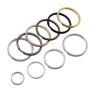 Split Ring Jump Rings For Jewelry And Keychain DIY Metal Fittings Multi Size