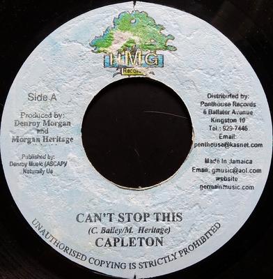 7-Zoll Schallplatte CAPLETON - Can't Stop This NONE HMG Records Jamaika Reggae, Ska & Dub Gebraucht