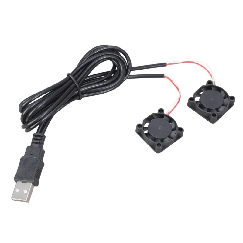 Fast Speed 10200RPM DC5V Cooling Fan With USB Cable For Computer Case 3D Printer Small Electronics Cooling