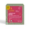 Luxmi Estates Afrikanische Rose Kräuteraufguss 50 g USDA Bio Hibiskus Rose Koffeinfrei Natürliches Kräuterteegetränk