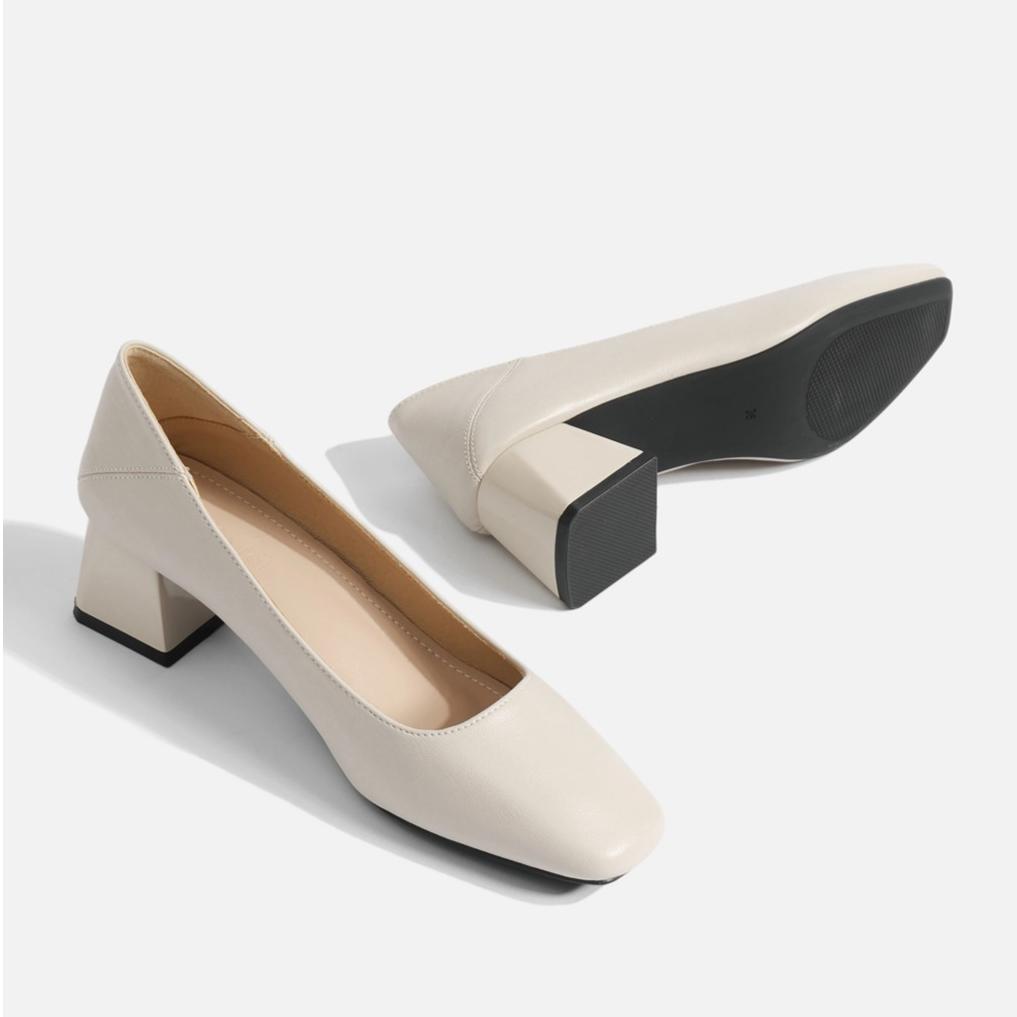 Pantofi simpli de modă pentru navetă, pantofi de damă, tocuri înalte simple și confortabile