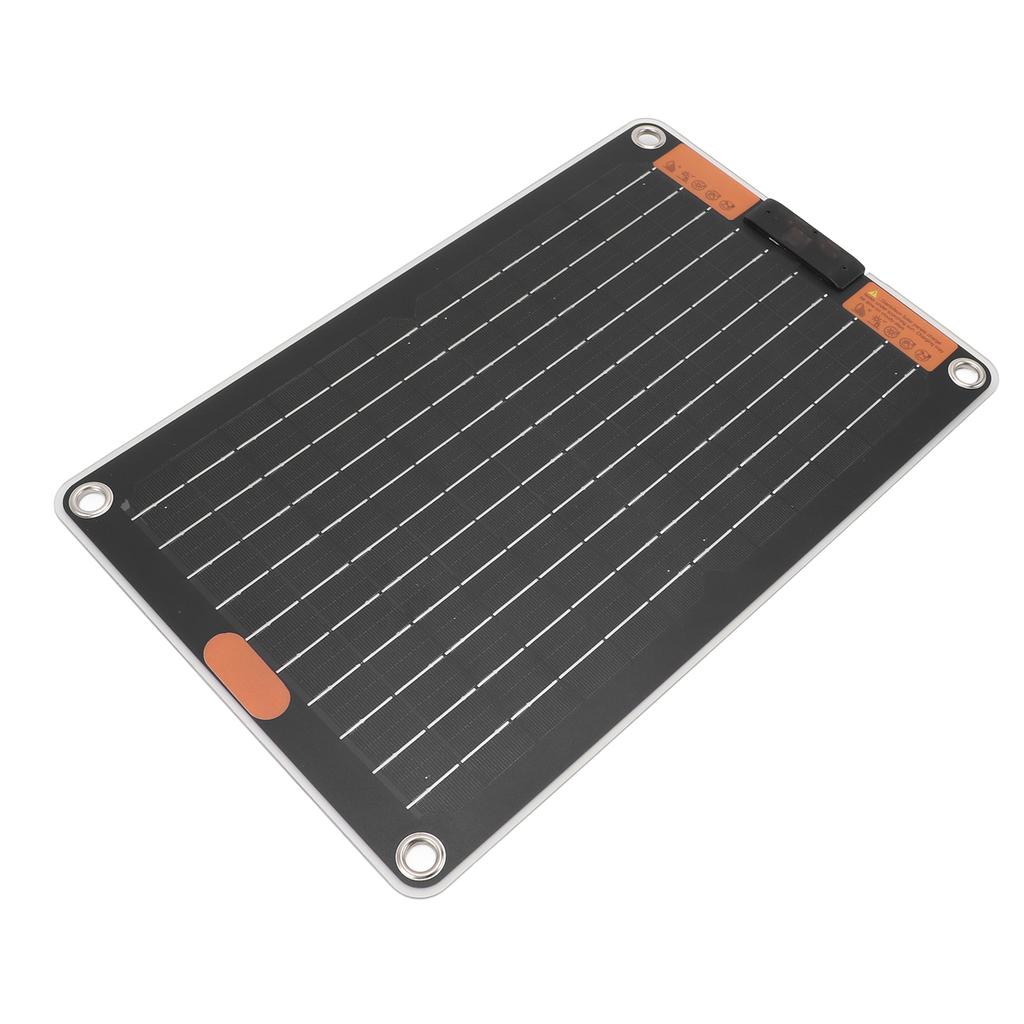 15W 5V 2.5A Solar Panel Battery Charger Monocrystalline Silicon Rain Proof Ultra Thin Portable