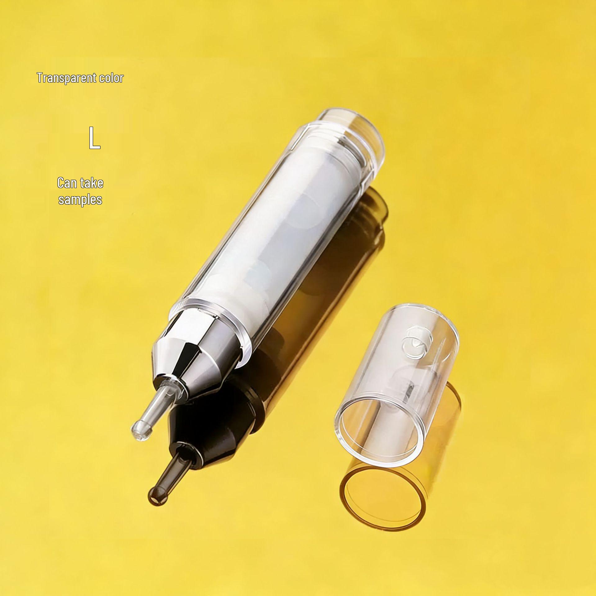

In Stock Ultrasonic Knife Eye Cream Essence Serum Syringe Bottle - 5ml, 10ml, 15ml Vacuum Press Packaging 5ml; Transparent; PS+ABS+PP