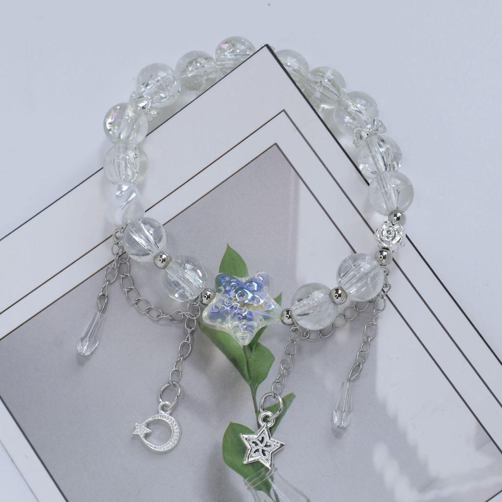 Mori Style Mermaid Crystal Bracelet – Versatile Niche Design for Women, Ideal for Students and Best Friends