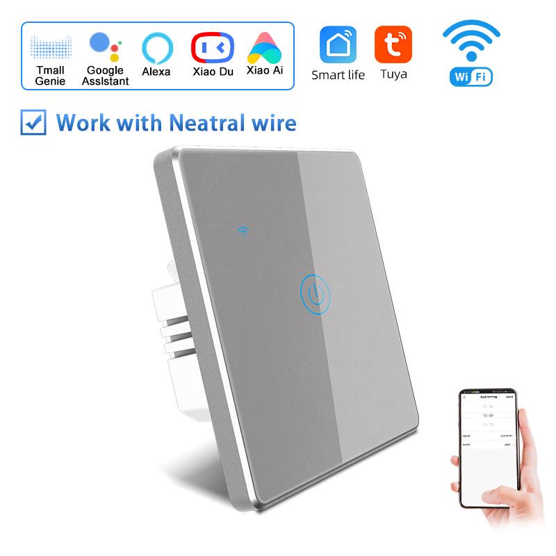 Graffiti EU Smart WiFi Touch Switch with Alexa Voice Control