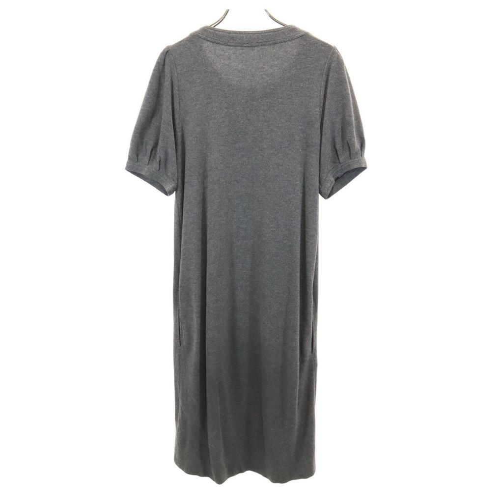 theory made in Japan Short sleeve stretch one piece 2 gray Women Used